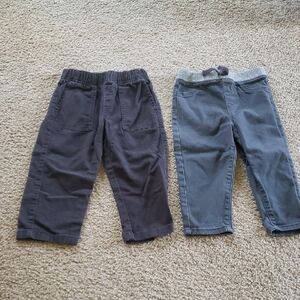 Garanimals 2T Toddler Baby Boy Pants Gray Utility